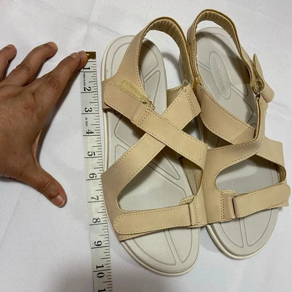 Comfortview The Anouk Sandal Adjustable Straps lightweight 9M NWT water- friendl